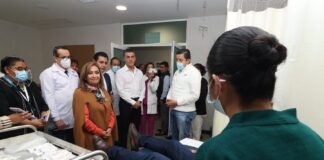 Verificó Gobernadora Lorena Cuéllar Avances del Plan de Contingencia en el Hospital “Lic. Anselmo Cervantes Hernández” - AlternativaTlx