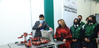 Entregó Gobernadora Equipamiento de Aula Híbrida en CECyTE de Xicohtzinco - AlternativaTlx