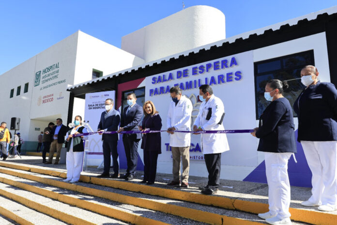 Inaugura Gobernadora Sala de Espera en Hospital IMSS-BIENESTAR de Tzompantepec - AlternativaTlx