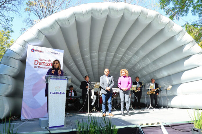 Reinauguró Gobernadora Lorena Cuéllar Tradicional “Viernes de Danzón” en Tlaxcala Capital - AlternativaTlx