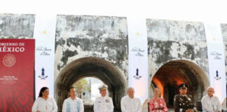Secretarías de Marina y Cultura Entregan la Primera Etapa de Restauración del Fuerte de San Juan de Ulúa, en el Puerto de Veracruz - AlternativaTlx
