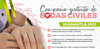Tienen Parejas hasta el 15 de Enero para Entregar sus Documentos en la Campaña Gratuita de Bodas Civiles - AlternativaTlx