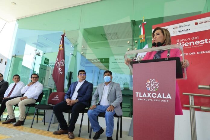 Encabezó Gobernadora Lorena Cuéllar inicio de Operaciones del Banco del Bienestar en Tecopilco - AlternativaTlx