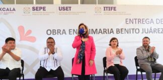 Entrega Lorena Cuéllar Infraestructura Educativa en Tetlatlahuca - AlternativaTlx