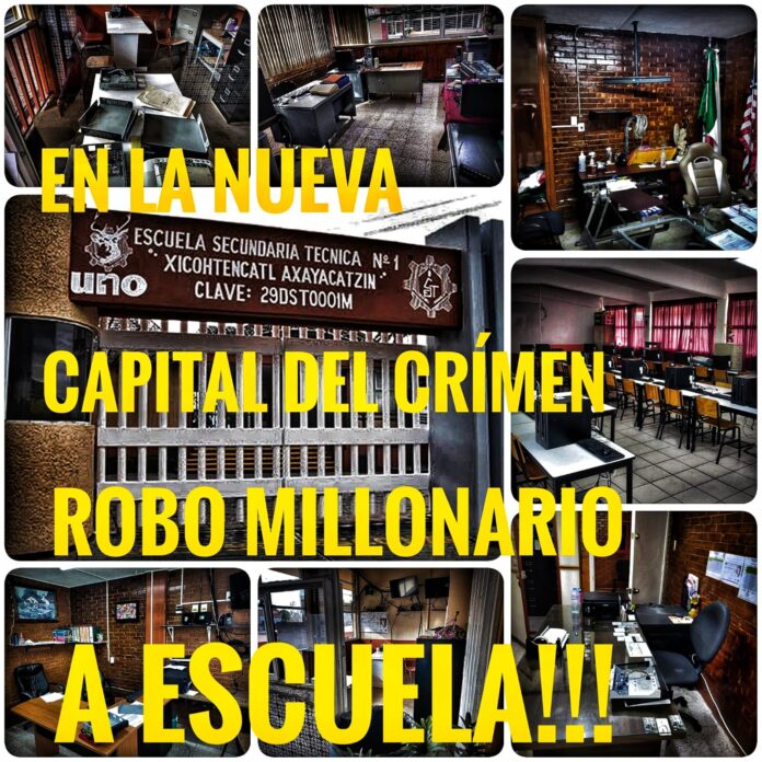 Robo Millonario a la Técnica 1 de la Capital - AlternativaTlx