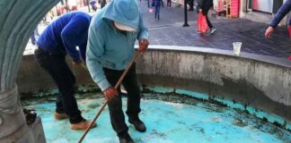 Realiza Ayuntamiento de Huamantla Labores de Mantenimiento en el Andador San Luis - AlternativaTlx