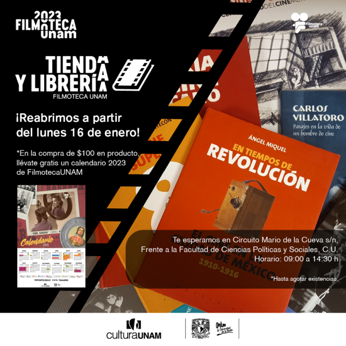 Filmoteca UNAM Abre Nuevamente al Público su Tienda-Librería - AlternativaTlx