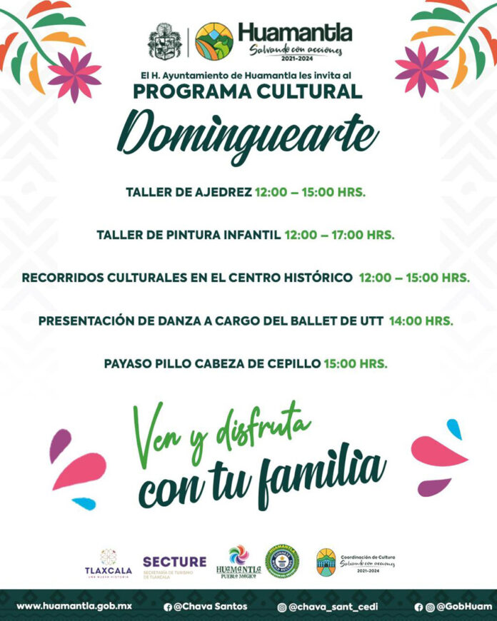 Es “Dominguearte” un Espacio para Toda la Familia: Salvador Santos Cedillo - AlternativaTlx