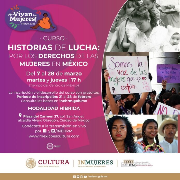 El INEHRM dedica Curso a las Historias de Lucha por los Derechos de las Mujeres en México - AlternativaTlx