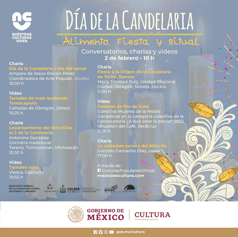 La DGCPIU Dedicará Jornada Virtual a la Importancia Ceremonial, Social y Gastronómica de La Candelaria - AlternativaTlx