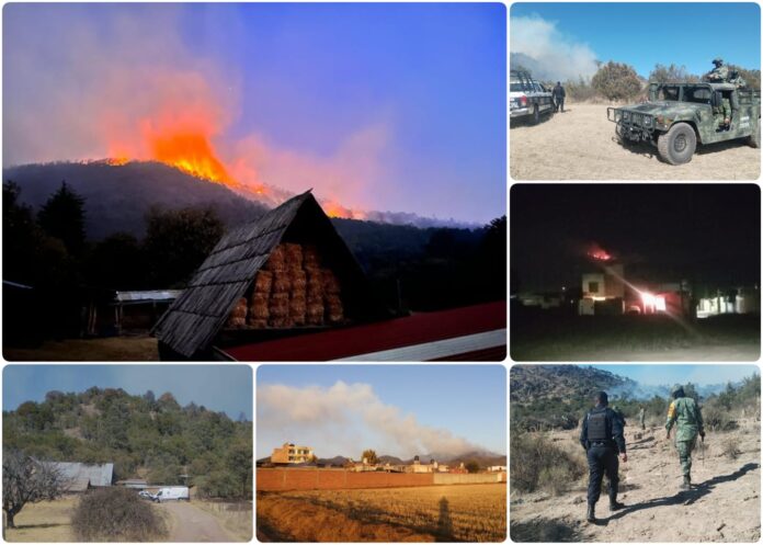 Reinician en Tlaxco Combate a Incendio Forestal - AlternativaTlx