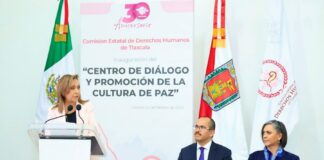 Inauguró Gobernadora Lorena Cuéllar “Centro de Diálogo y Promoción de la Cultura de la Paz” de la CEDH - AlternativaTlx