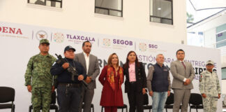 Atestiguó Gobernadora Lorena Cuéllar Entrega de Armamento a Municipios - AlternativaTlx