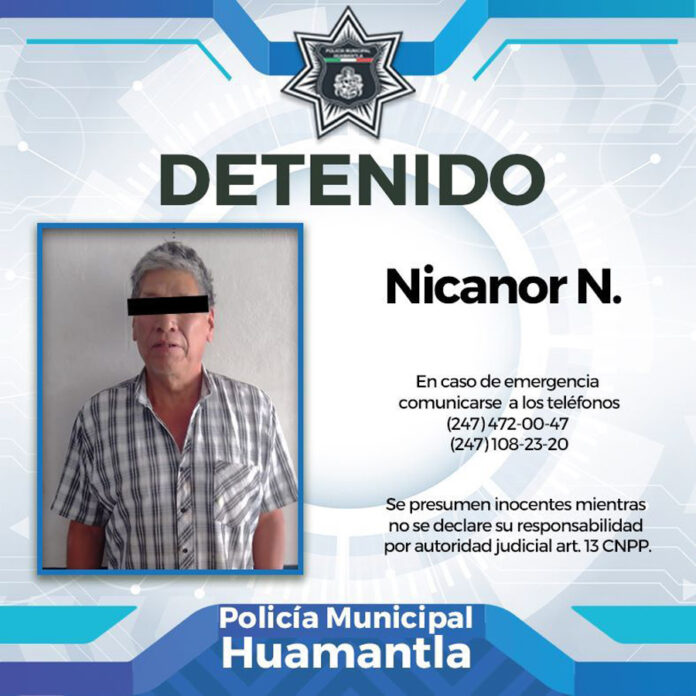 Detienen Policías de Huamantla a Masculino que Agredía a una Mujer en el Barrio de San Sebastián - AlternativaTlx