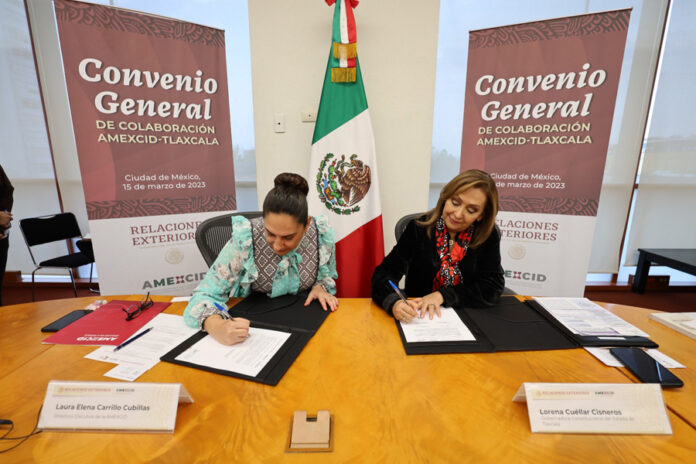 Firmó Gobernadora Lorena Cuéllar Convenio de Colaboración con AMEXCID - AlternativaTlx Firmó Gobernadora Lorena Cuéllar Convenio de Colaboración con AMEXCID - AlternativaTlx