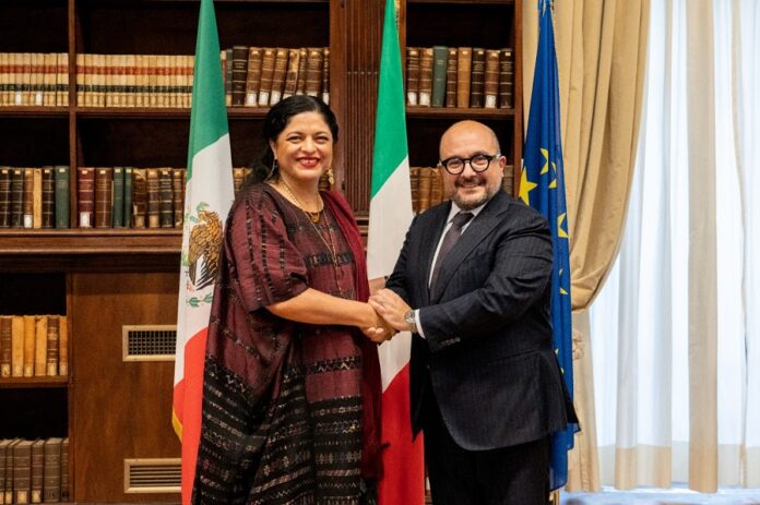 La Secretaria de Cultura, Alejandra Frausto, se Reúne en Roma con su Homólogo Italiano, Gennaro Sangiuliano - AlternativaTlx