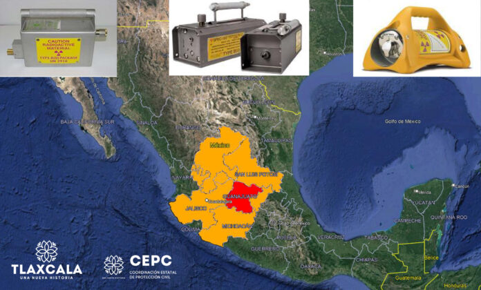 Alerta CNPC por Fuente Radiactiva Robada en Territorio Nacional - AlternativaTlx