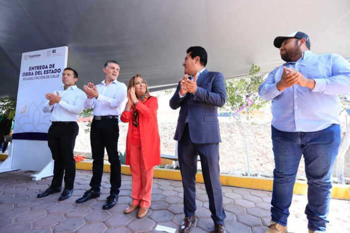 Gobernadora Entregó Obras de Pavimentación en Zacatelco - AlternativaTlx