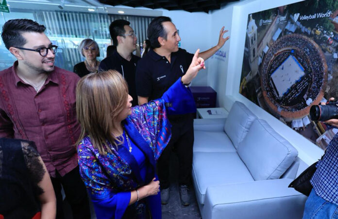 Gobernadora Pone en Marcha Oficina del Campeonato Mundial de Voleibol de Playa Tlaxcala 2023 - AlternativaTlx