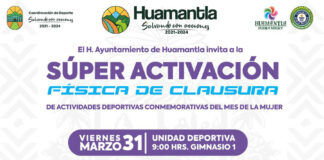 Invita Gobierno de Huamantla a la Súper Activación Física para Cerrar el Mes de la Mujer - AlternativaTlx
