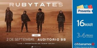Rubytates Llegará por Primera vez al Auditorio BB - AlternativaTlx