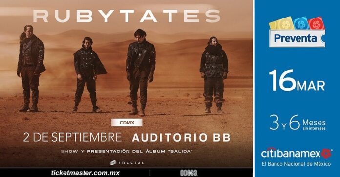 Rubytates Llegará por Primera vez al Auditorio BB - AlternativaTlx Rubytates Llegará por Primera vez al Auditorio BB - AlternativaTlx