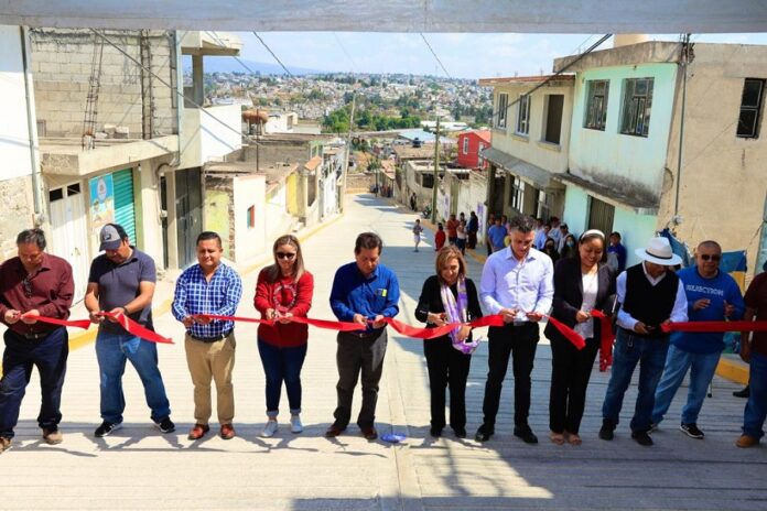 Constató Gobernadora Lorena Cuéllar Entrega de Obra Pública en Totolac - AlternativaTlx