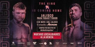 Nuevas Localidades Disponibles para el Esperado Combate de Canelo vs John Ryder - AlternativaTlx