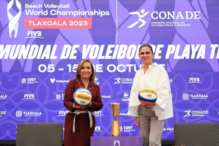 Presentaron Conade y Gobierno del Estado Oficialmente el Campeonato Mundial de Voleibol de Playa Tlaxcala 2023 - AlternativaTlx Presentaron Conade y Gobierno del Estado Oficialmente el Campeonato Mundial de Voleibol de Playa Tlaxcala 2023 - AlternativaTlx
