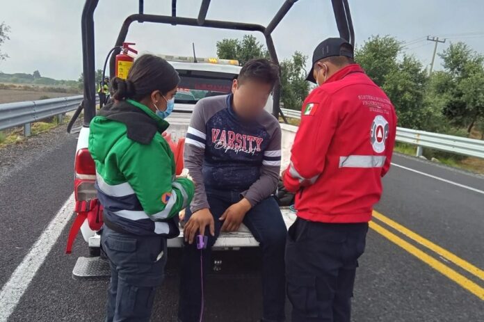 Atiende Protección Civil de Huamantla Accidente Vehícular en el Carmen Xalpatlahuaya - AlternativaTlx