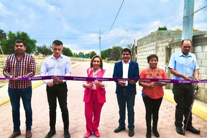 Inauguró Gobernadora Obra Pública en Tocatlán - AlternativaTlx