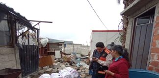 Entrega Coordinación Estatal de Protección Civil Apoyos a Familias Afectadas por Granizada - AlternativaTlx