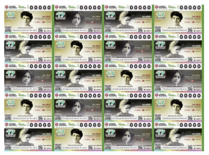 Inehrm, Inmujeres, Memórica y Lotería Nacional Lanzarán Billete Conmemorativo en Honor de las Tres Primeras Diputadas de México - AlternativaTlx