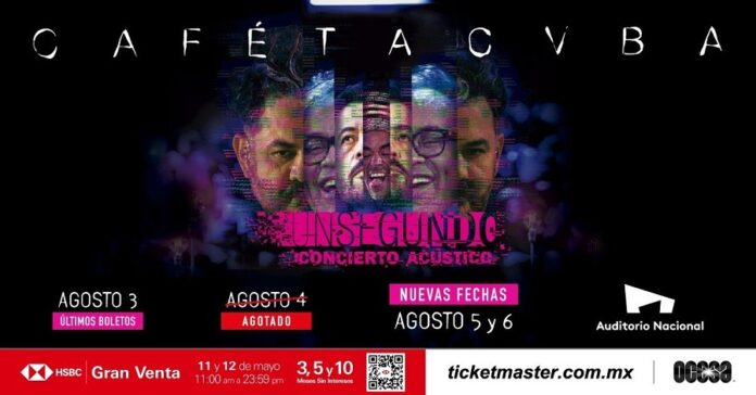 Café Tacvba Suma dos Conciertos Acústicos en Auditorio Nacional - AlternativaTlx