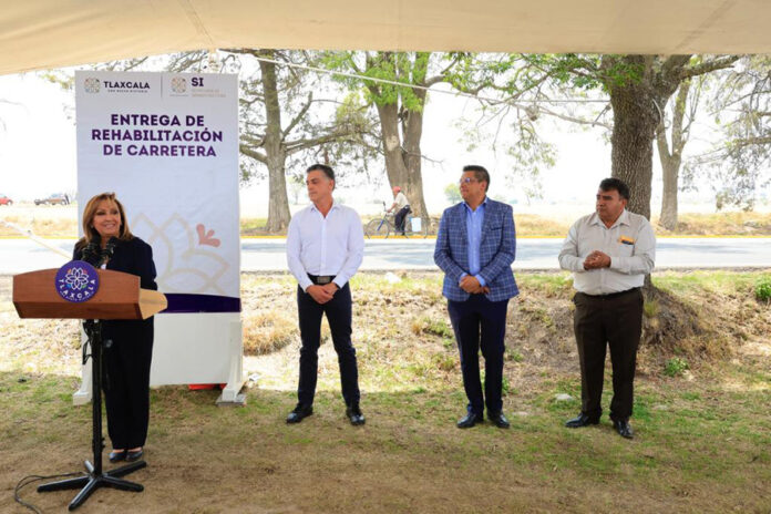 Entregó Gobernadora Lorena Cuéllar Rehabilitación de Carretera Calpulalpan–La Soledad - AlternativaTlx Entregó Gobernadora Lorena Cuéllar Rehabilitación de Carretera Calpulalpan–La Soledad - AlternativaTlx