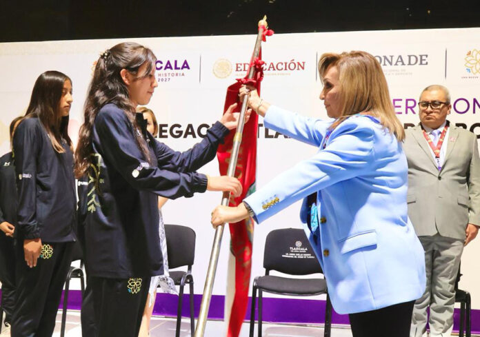 Gobernadora Abanderó a la Delegación Tlaxcalteca que Acudirá a los Juegos Nacionales CONADE 2023 - AlternativaTlx