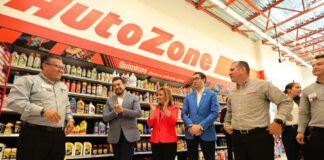 Inauguró Gobernadora Autozone en Huamantla - AlternativaTlx