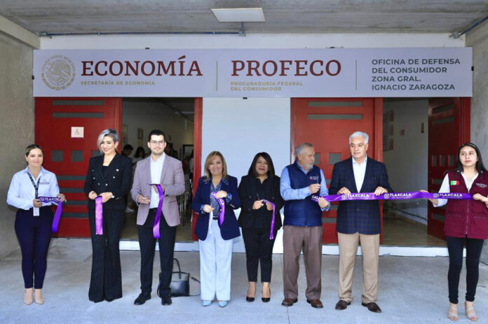 Inauguró Gobernadora Lorena Cuéllar Módulo de Atención ODECO de PROFECO - AlternativaTlx