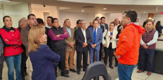 Integrantes del Gabinete Legal y Ampliado de la Administración Estatal Conocieron las Instalaciones del C5i - AlternativaTlx