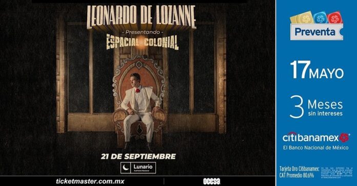 Leonardo de Lozanne Presentará su Nuevo Disco en Concierto Íntimo - AlternativaTlx