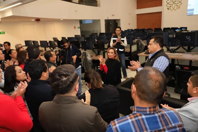 Presentó Gobernadora Lorena Cuéllar Instalaciones del C5I a Presidentes Municipales - AlternativaTlx