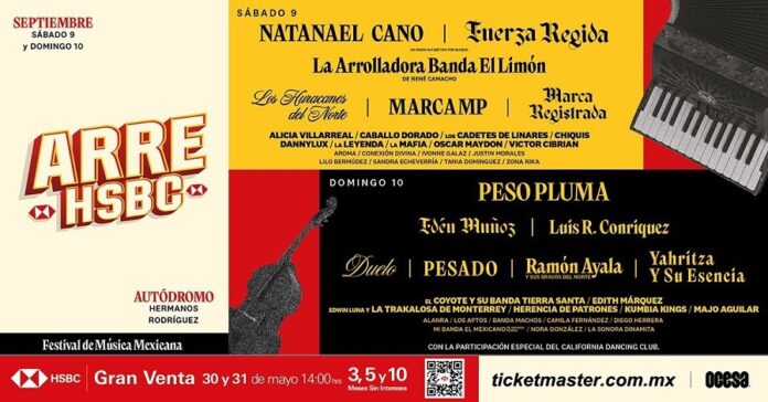 ARRE HSBC, Queridos Mexicanos... ¡Bienvenidos al Festival de Música Mexicana más Grande del Mundo! - AlternativaTlx-4006830-i0emv1 ARRE HSBC, Queridos Mexicanos... ¡Bienvenidos al Festival de Música Mexicana más Grande del Mundo! - AlternativaTlx