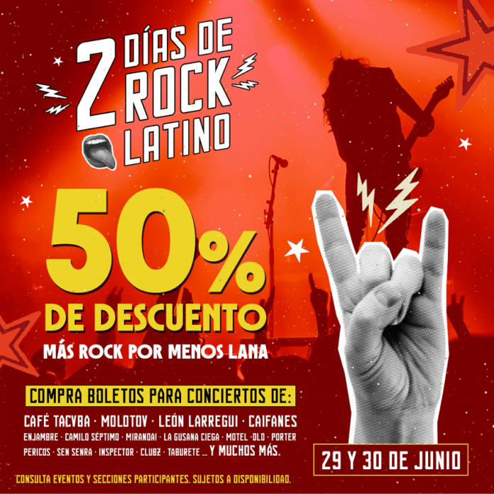 Grandes Conciertos a Increíbles Precios, Ofrece la Promoción 