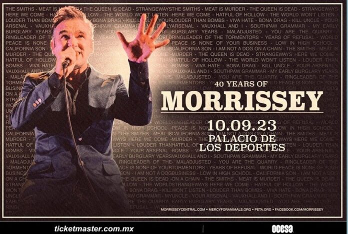 MORRISSEY Anuncia Concierto en la Ciudad de México - AlternativaTlx