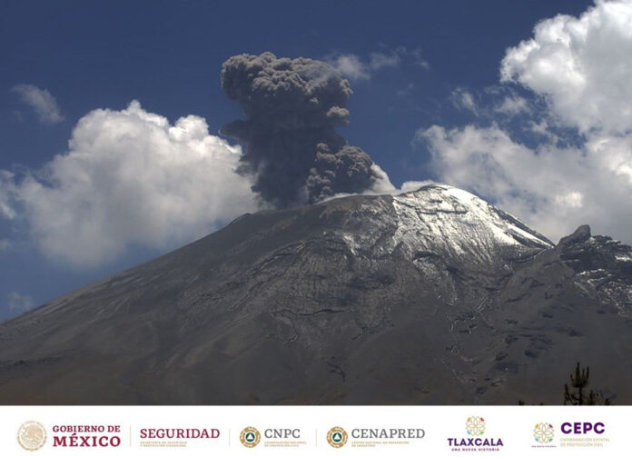 Regresa Semáforo del Popocatépetl a Amarillo Fase 2: CNPC - AlternativaTlx