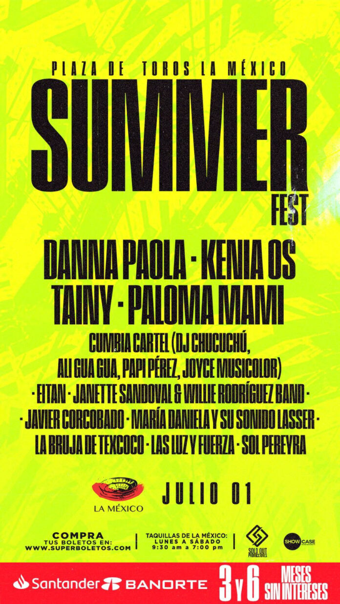 Summer Fest: ¡Conoce el Festival que Pondrá a Bailar a todos este Verano! - AlternativaTlx