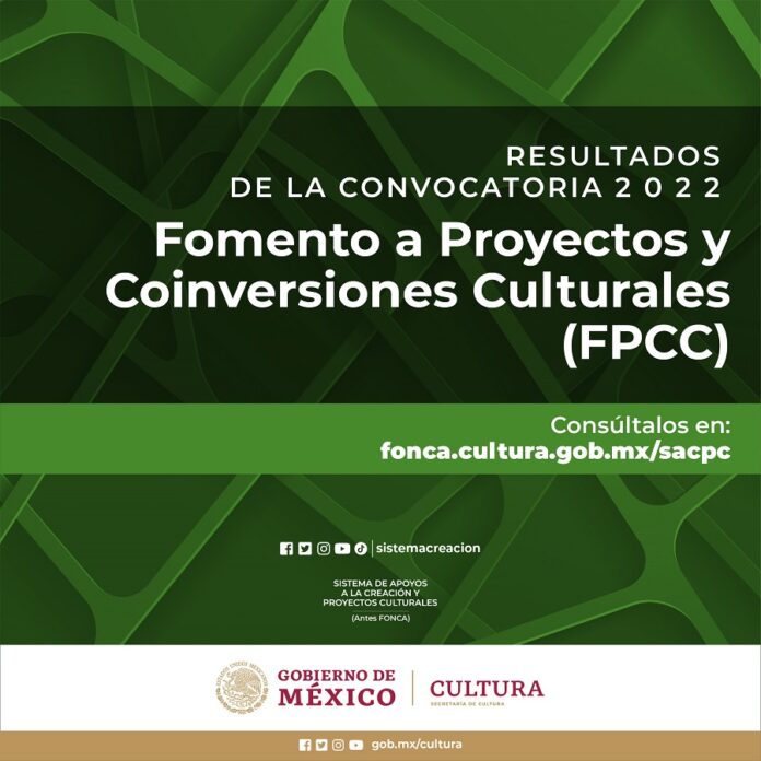 El Sistema de Apoyos a la Creación y Proyectos Culturales Anuncia los Resultados de Fomento a Proyectos y Coinversiones Culturales 2022 - AlternativaTlx