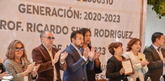 Anuncia Salvador Santos Cedillo Construcción de Techumbre en Secundaria Justo Sierra - AlternativaTlx