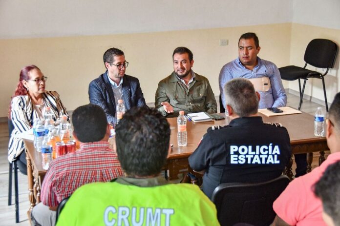 Autoridades Municipales, Estatales y Cuerpos de Seguridad Revisan la Logística de la Carrera de Carcachas - AlternativaTlx