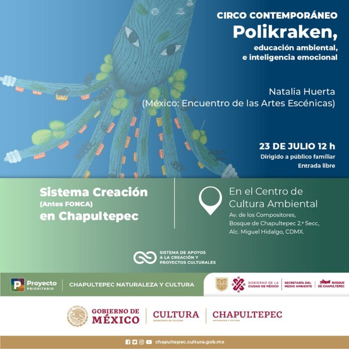 El Sistema Creación Ofrece una Variada Programación Artística para Julio en Chapultepec - AlternativaTlx